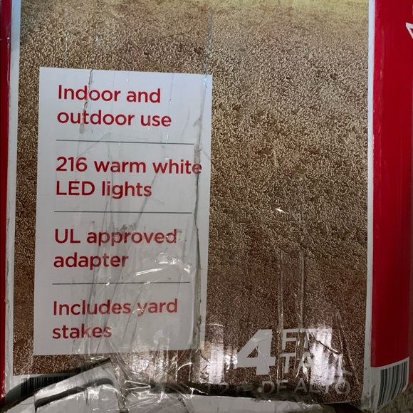 4 Ft Holiday Time Twinkling LED Willow Tree Indoor/Outdoor Decor Complete - Picture 4 of 6